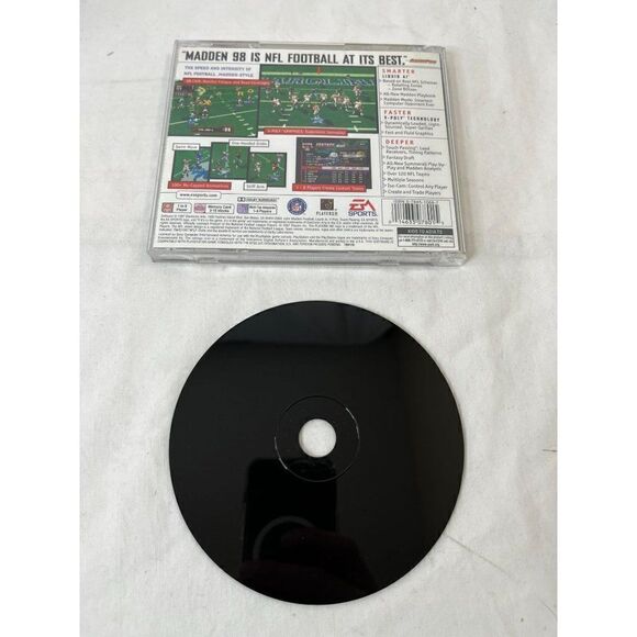 Madden NFL 98- PS1 Complete Playstation Game Tested & Working Clean Disc - Picture 4 of 7